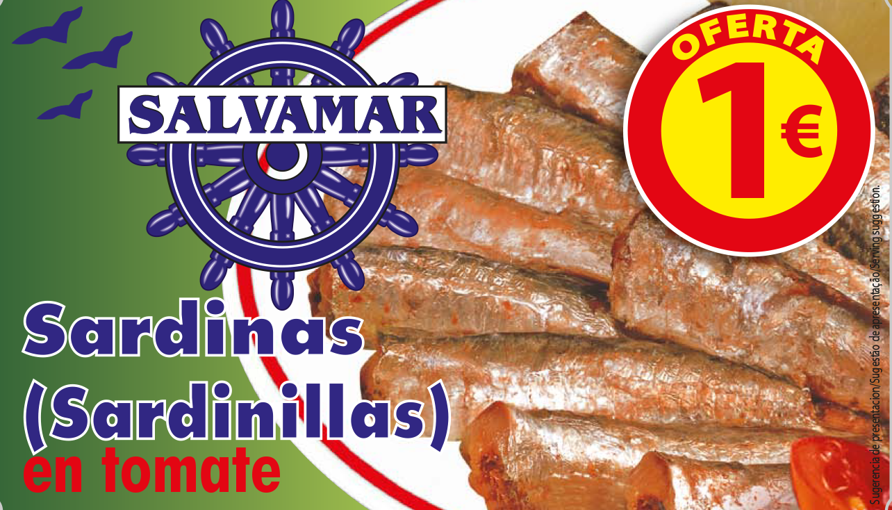 SALVAMAR SARDINILLAS TOMATE RR-90 FA